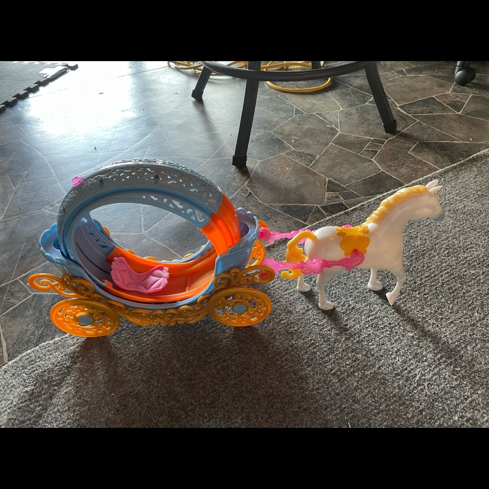 Disney princess Cinderella magical transforming carriage